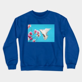 White Dove at Magnolia Crewneck Sweatshirt